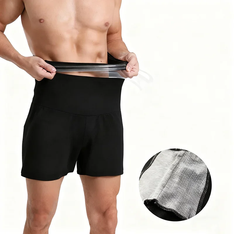 

Мужские шорты для коррекции фигуры, мужские тренажеры для талии, корректирующее белье для похудения, нижнее белье-боксеры, корректирующее белье для контроля живота, трусы-боксеры