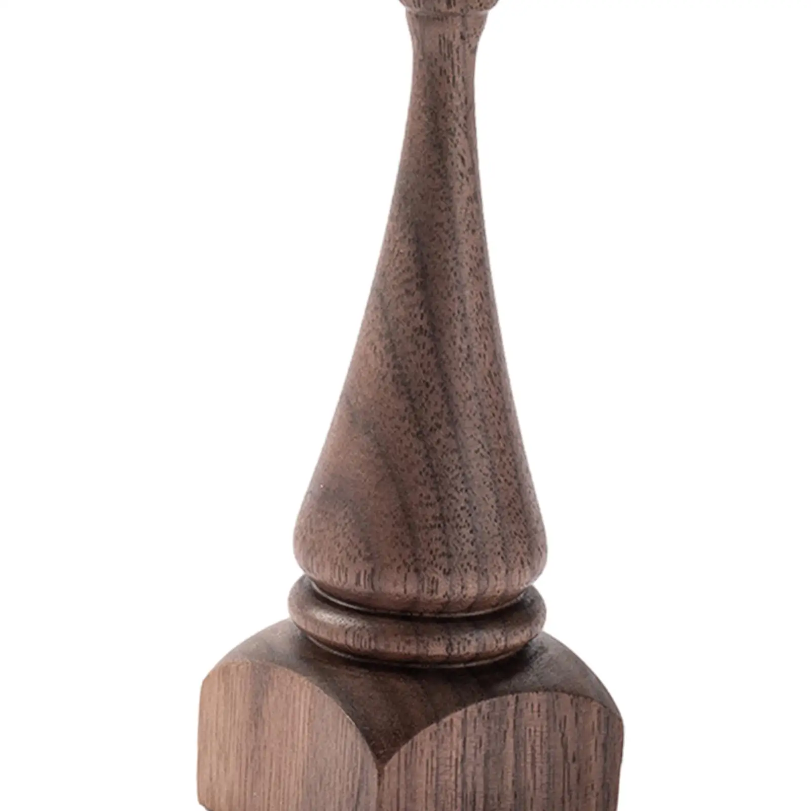 Wooden Ring Holder for Jewelry, Cone Engagement Wedding Finger Rings Stand for Men Women