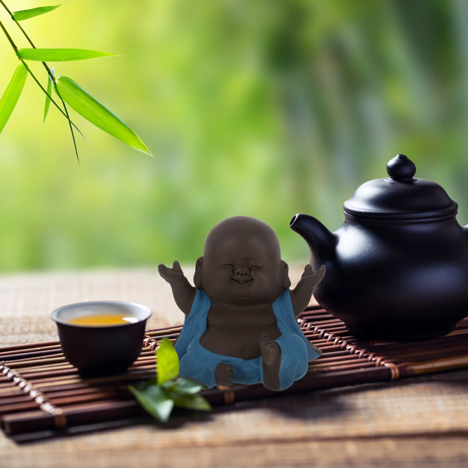 

Laughing Buddha Pet Tea Pet Decor Buddha Adornment Buddha Sculpture Laughing Buddha Ornaments
