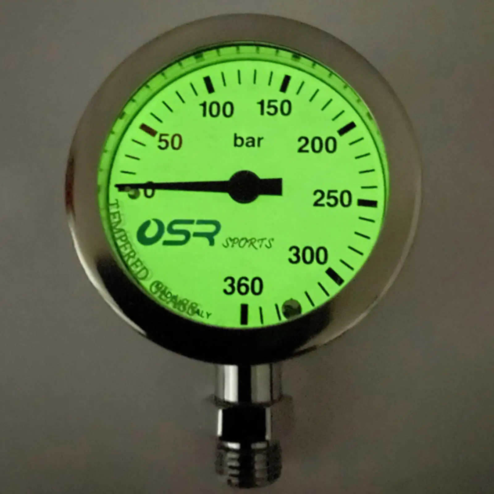 Diving Metal with Luminous Measure Pressure Stainless Pressure