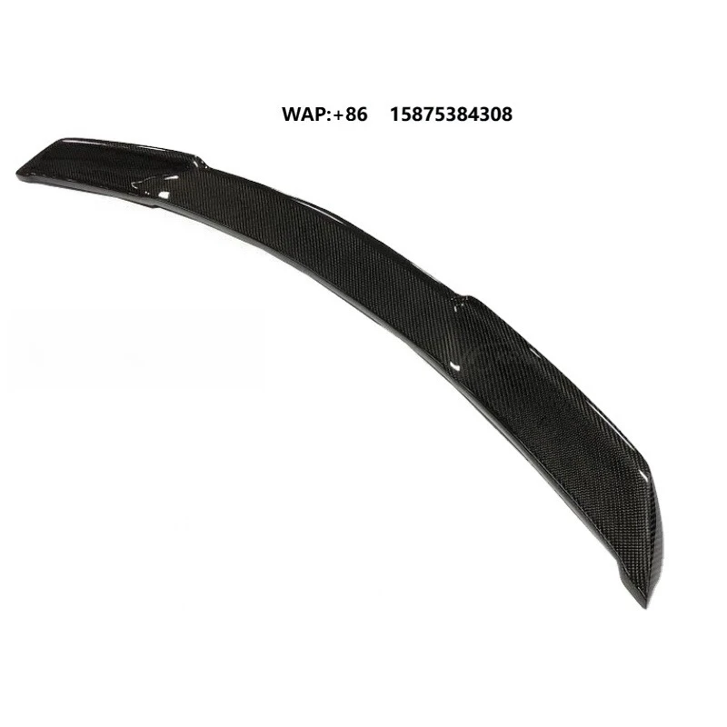 Stage 3 Style Carbon Fiber Car Rear Spoiler Wing 3Pcs for Corvette C7 Z06 2014-2017