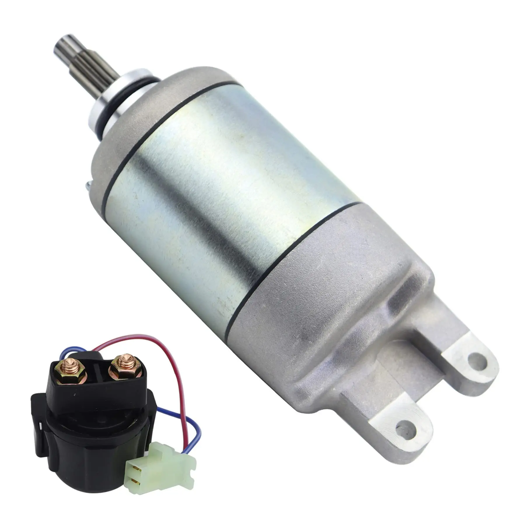 Starter & Solenoid Relay for Honda 1988-2000 TRX300FW FourTrax 4x4/TRX300 FourTrax/ATC250ES 31200-HA0-773 18337 31200-HA6-306