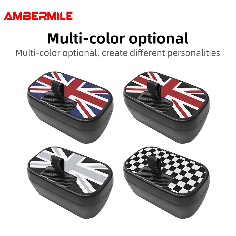 Central Armrest Storage Box For BMW Mini Cooper F65 F66 2024 2025 ABS Central Control Storage Box Car Accessories