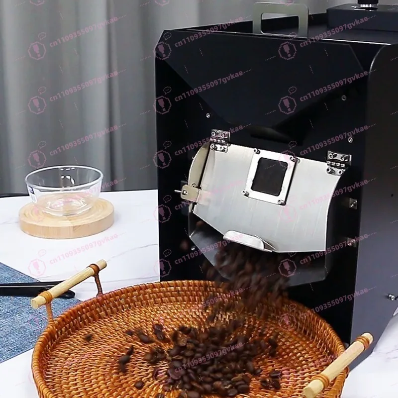 Home and Business Dual-purpose Coffee Bean Roaster Fully Automatic 360 ° Imitation Straight Fire Rotary Roasting Grain Fried