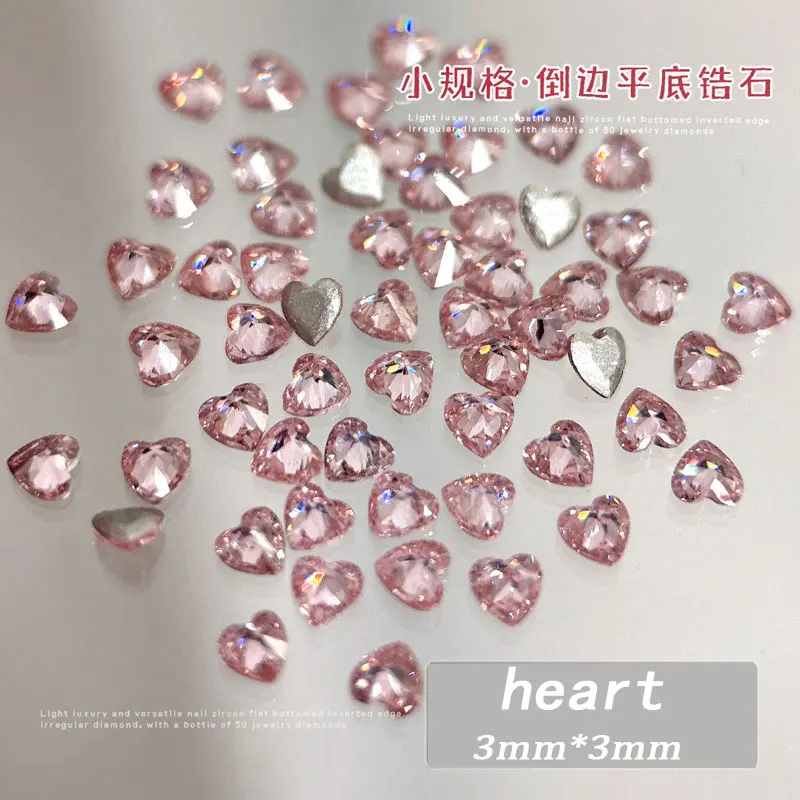 100 Stück glänzende Zirkon-Strasssteine, Nagel-Charms, 1,5 x 3 mm, Mini-Rhombische Nägel, Edelsteine, flache Rückseite, Nagelkunst, Basteln, Diamanten, Dekoration GT5