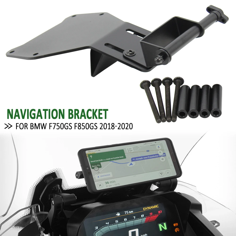 

F850GS F750GS Motorcycle Accessories GPS Smart Phone Navigation Mount Bracket Fit For BMW F 850 GS F 750 GS 2018 2019 2020 2021