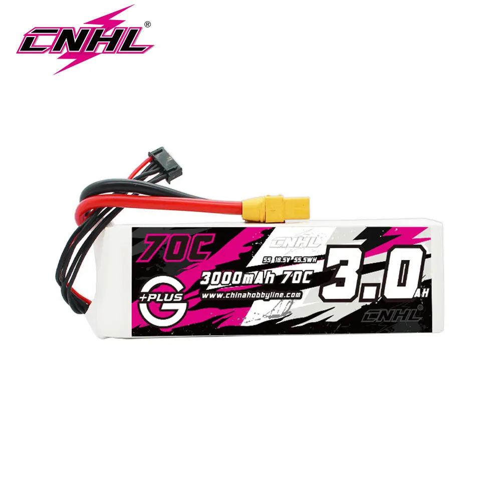 

CNHL 5S 18.5V 3000mAh Lipo Battery 70C With XT90 Plug G+PLUS For RC Quadcopter Helicopter Airplane Drone FPV Car Boat Part