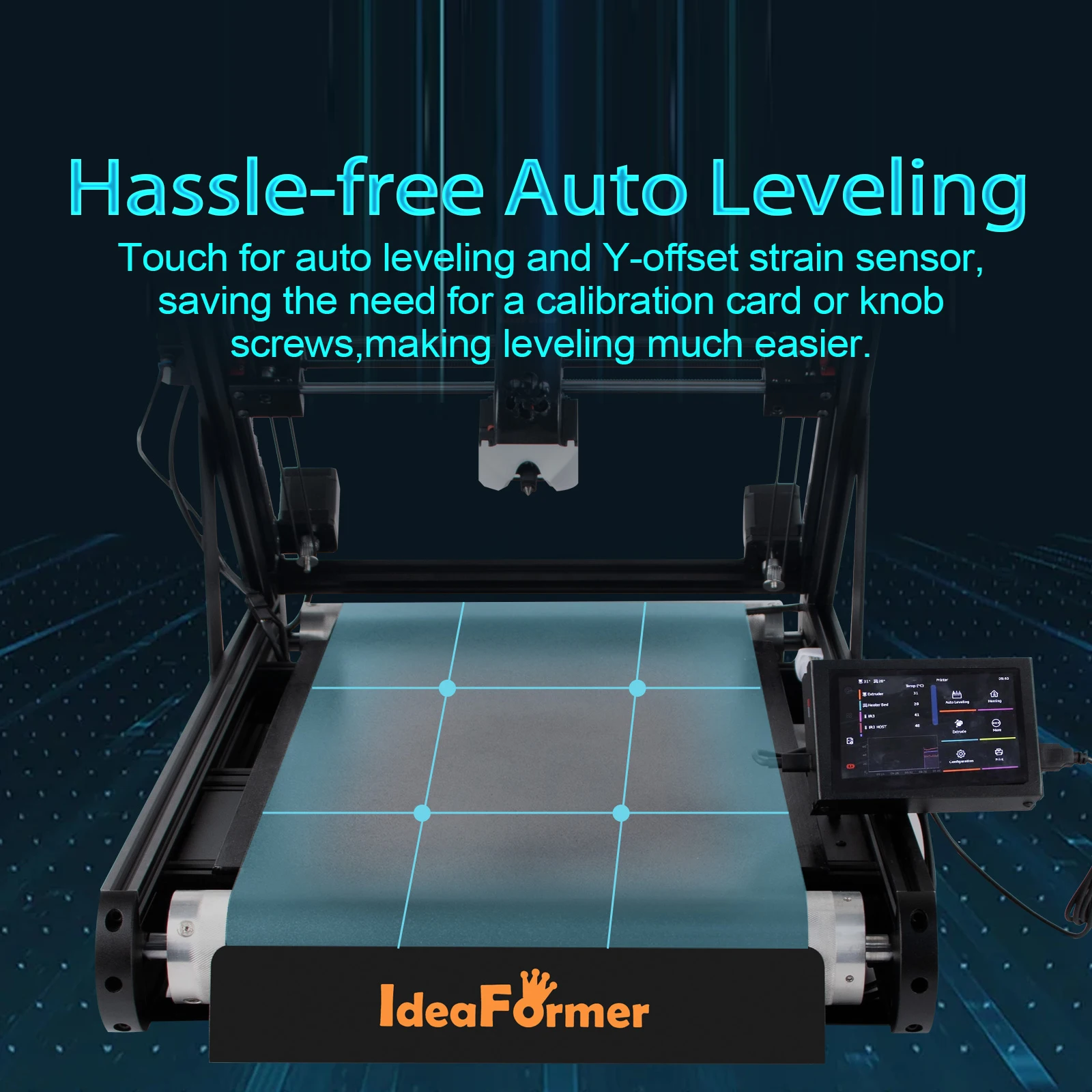 IdeaFormer IR3 V2 Endlos-Z-Achsen-Stahlbandförderer 250 × 250 ×∞ mm Klipper-Firmware Schnelles Drucken 3D-Druck – Detail 3