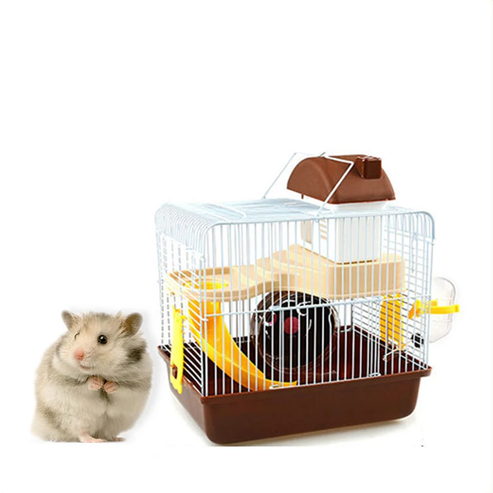 Imagem -06 - Gaiola de Roedor de Hamster com Quarto Deslizante Dupla Camada Cobaia Ninho Urso Dourado Casa Chinchila Ouriço Castelo Animal Estimação Produto