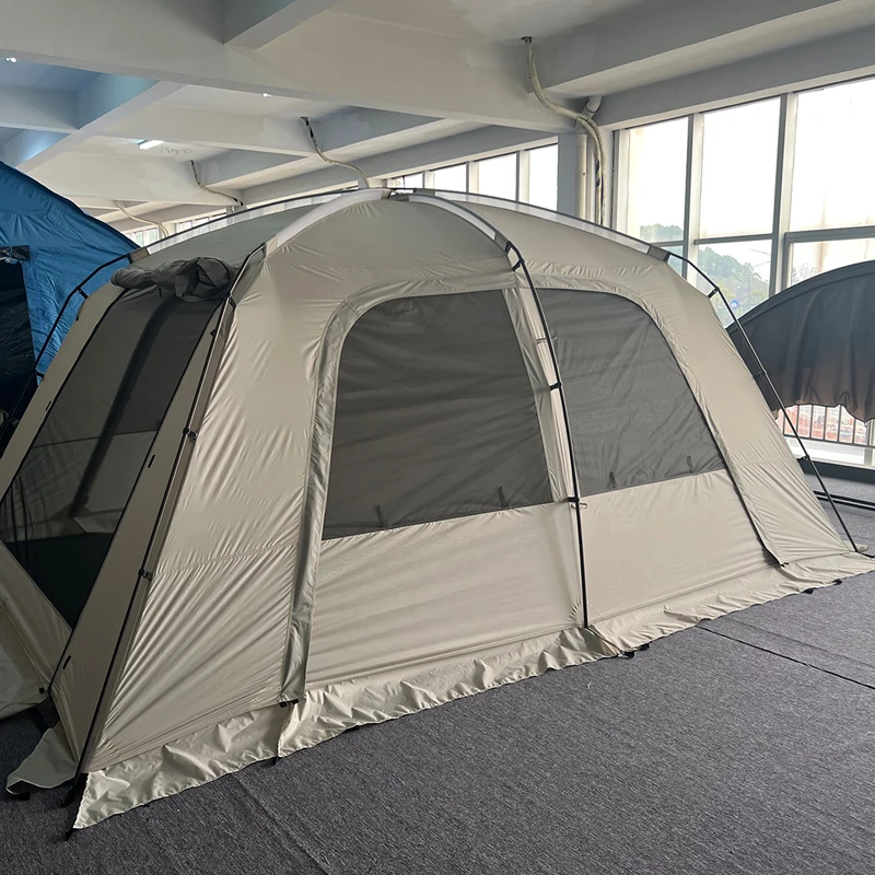 Four Seasons Large Two Bedrooms Oxford Custom Luxury Family Camping Tunnel Tent