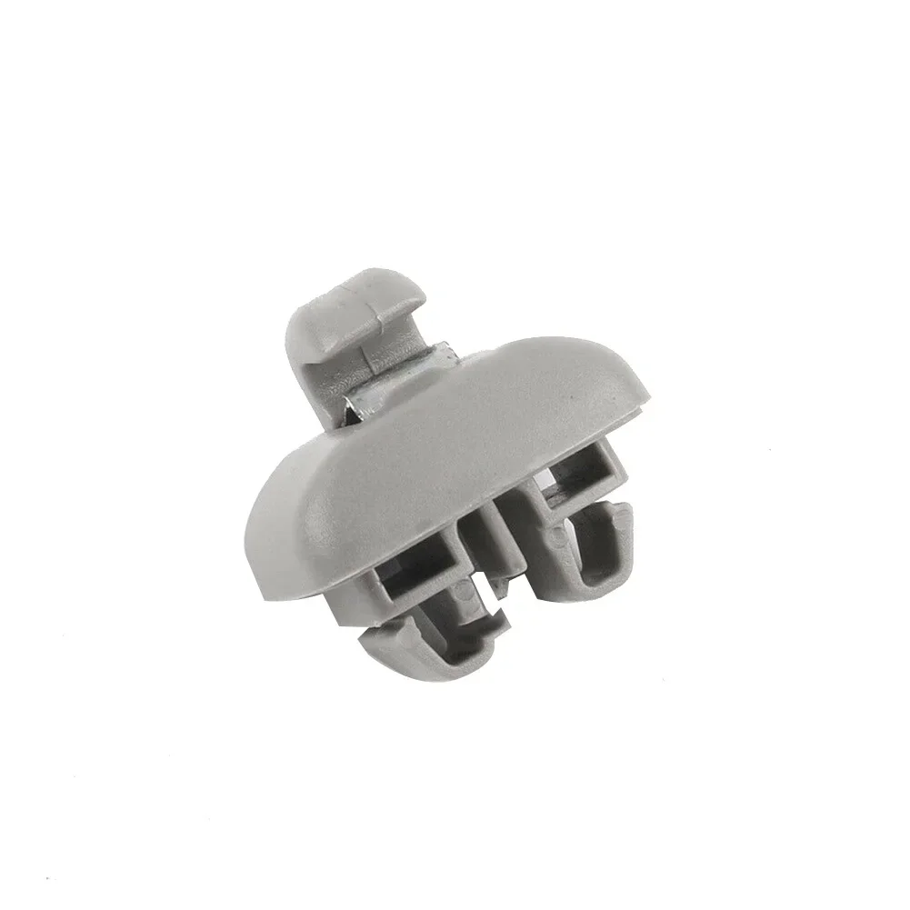 2Pcs Sun Visor Clip Hook Retainer Gray 4B0857562 Interior Accessories For TT A6 S6 2001-05 Sun Visor Clip Reliable Installation