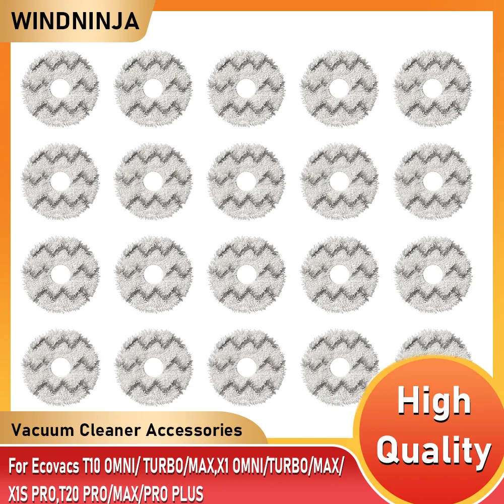 Für Ecovacs T10 OMNI/ TURBO/MAX, X1 OMNI/TURBO/MAX / X1S PRO, T20 PRO/MAX/PRO PLUS Zubehör Roboter Staubsauger Teil Mopp Tuch