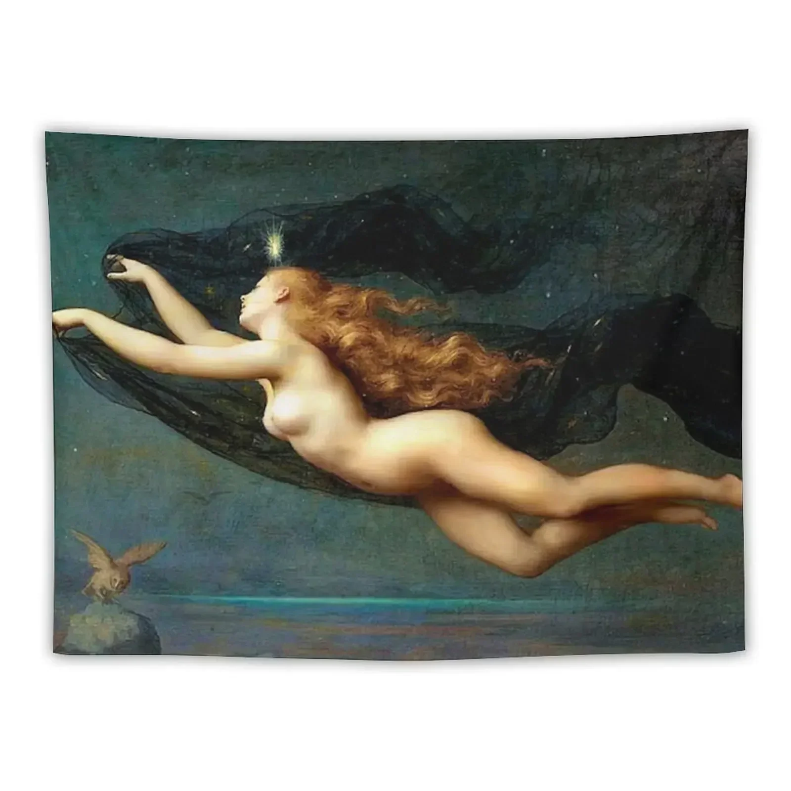 THE NIGHT - AUGUSTE RAYNAUD Tapestry Custom Room Decore Aesthetic Wall Deco Tapestry