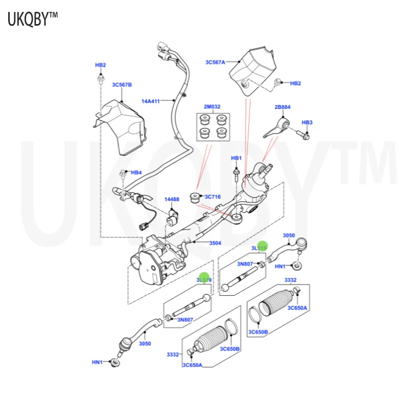 Ra ng e Ro ve r VE LA R 2017 T4A12527 Connecting Rod