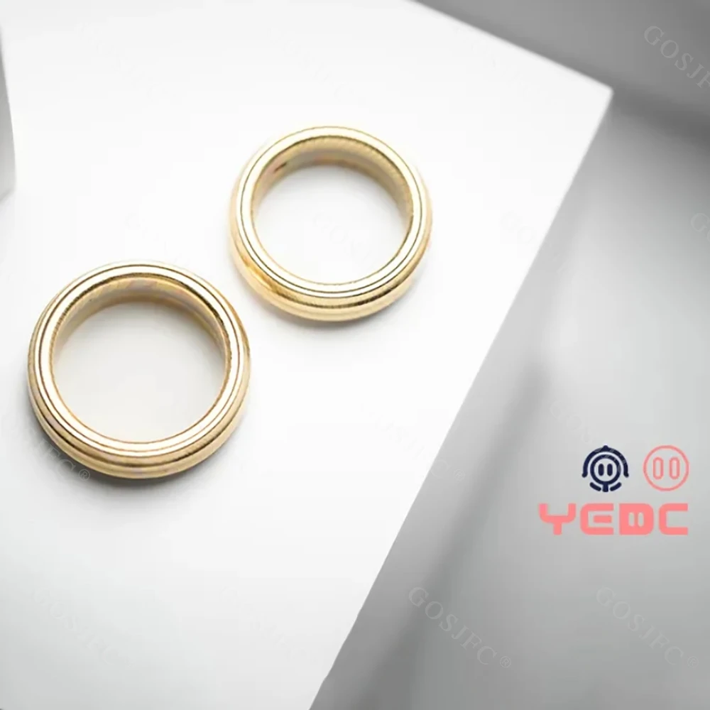 YEDC Mokume Ring Spinner Stress Relief Speelgoed Decoratie Ring Fidget Spinner Fidget Speelgoed voor volwassenen