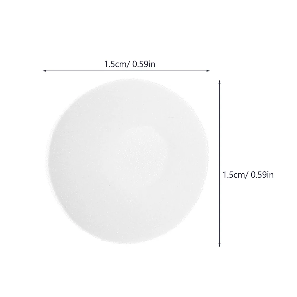100 Uds. Cojines suaves para auriculares, almohadillas redondas de esponja, Mini esponjas, fundas de repuesto para auriculares, mejoran la escucha