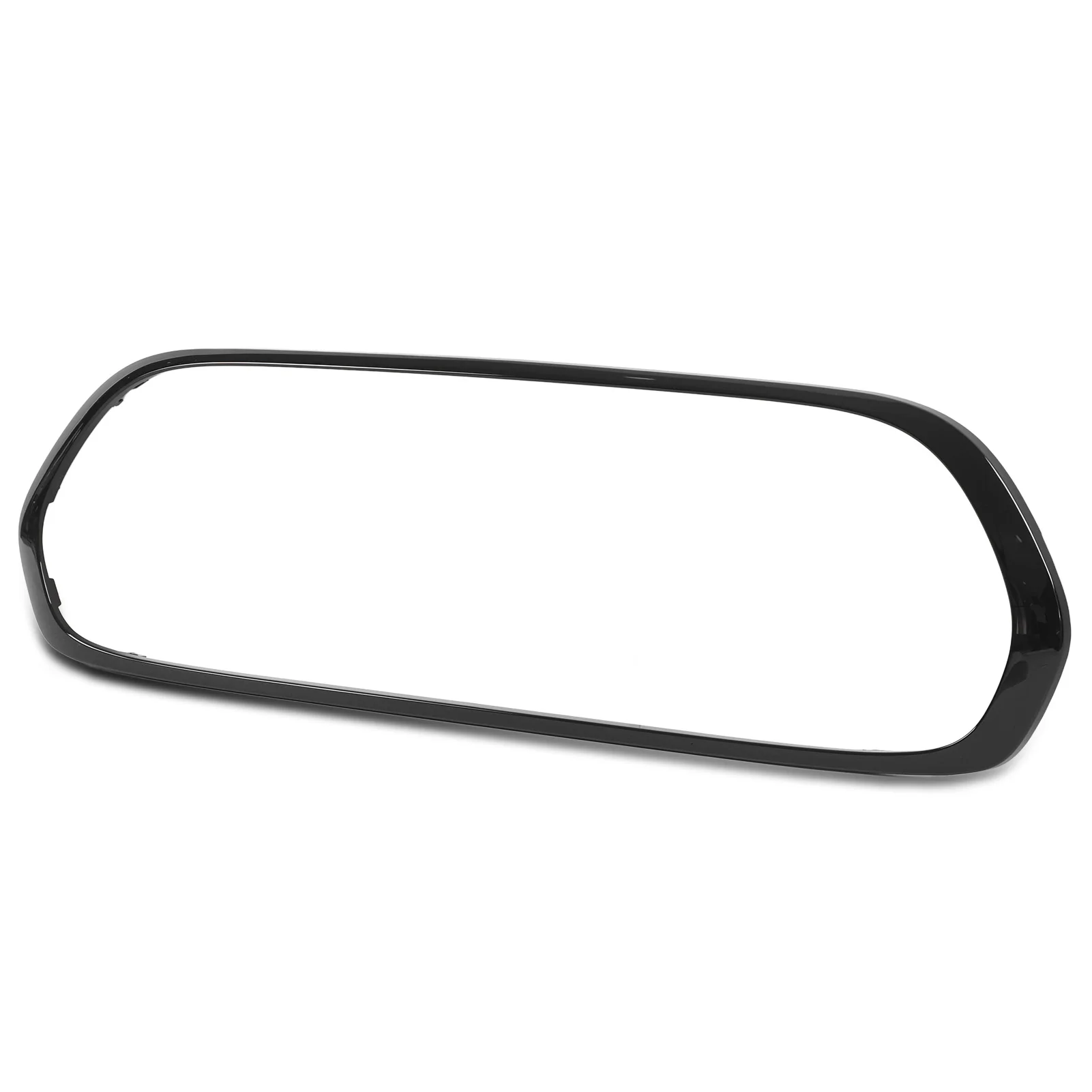 Glänzend schwarze Kühlergrill-Umrandungsabdeckungen als Ersatz für Mini F55 F56 F57 One S JCW 2014+ Kühlergrillrahmenverkleidung 51137449207