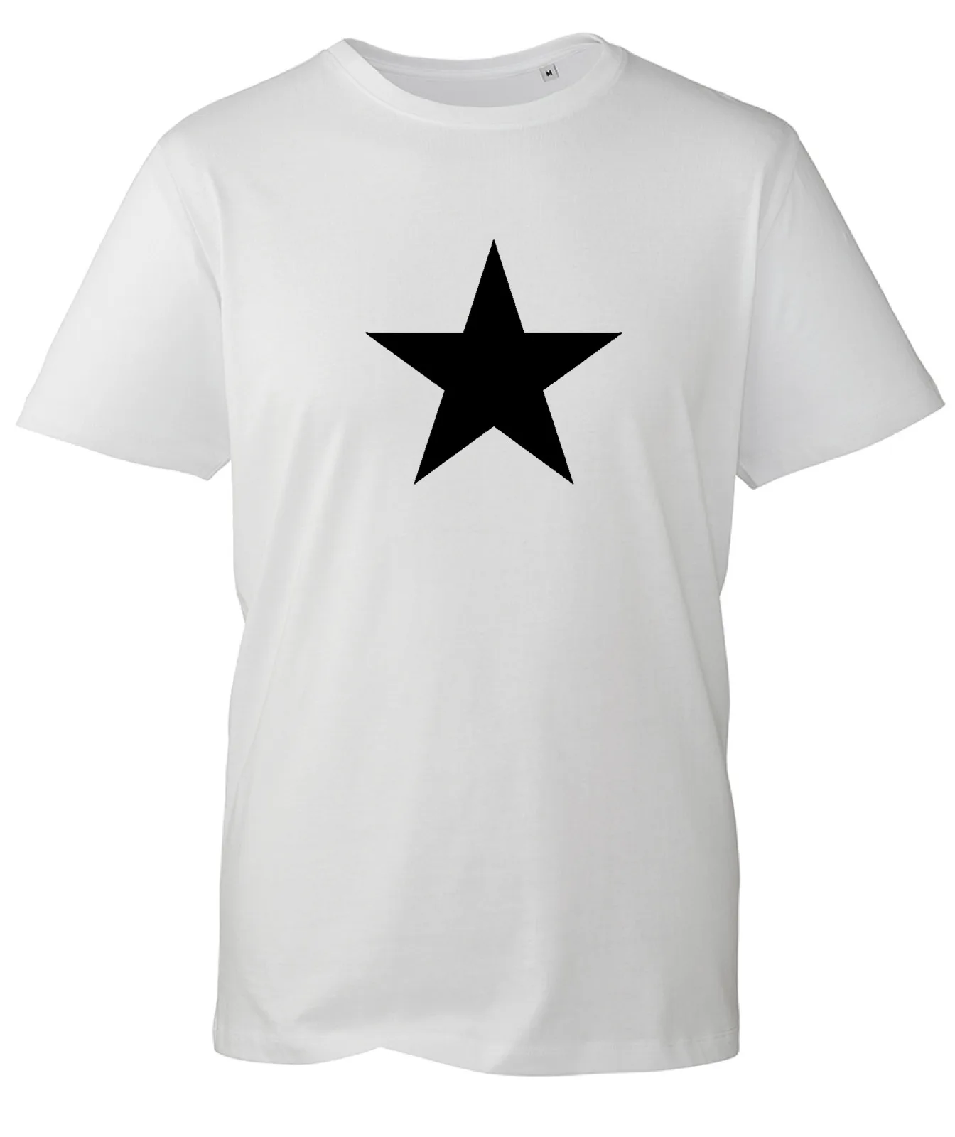 Black Star Black And White Options Bowie Unisex Birthday T-shirt Regular Fit Short Sleeve Tops