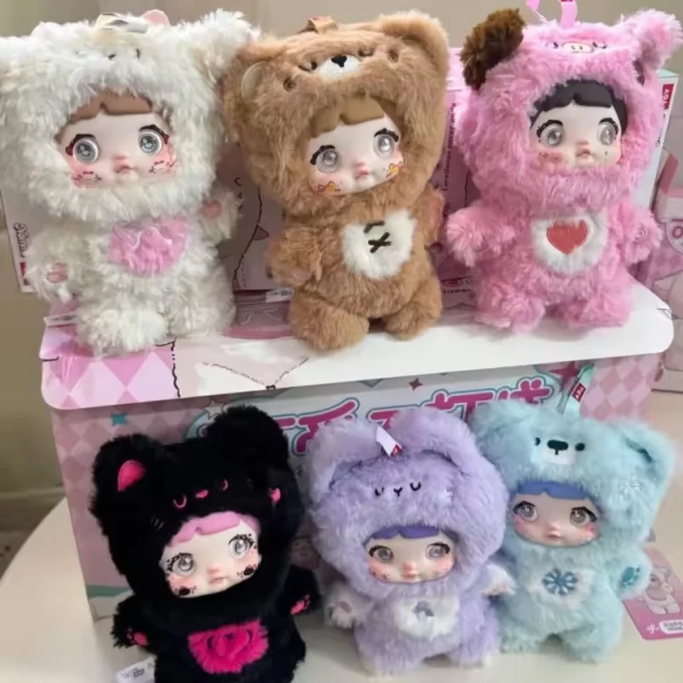 Nommi Loveliness Never End Series muñecos de peluche caja ciega lindos figuras de acción de juguete Kawaii figuras de Anime muñecas juguete colgante de regalo