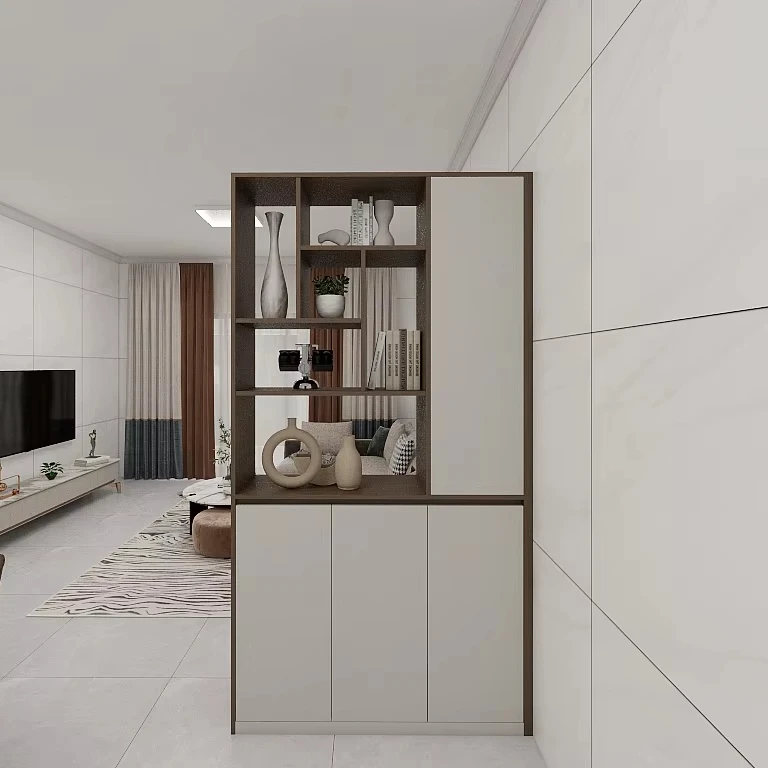 

Modern Room Divider Screen - Partition Cabinet for Home Office & Living Room