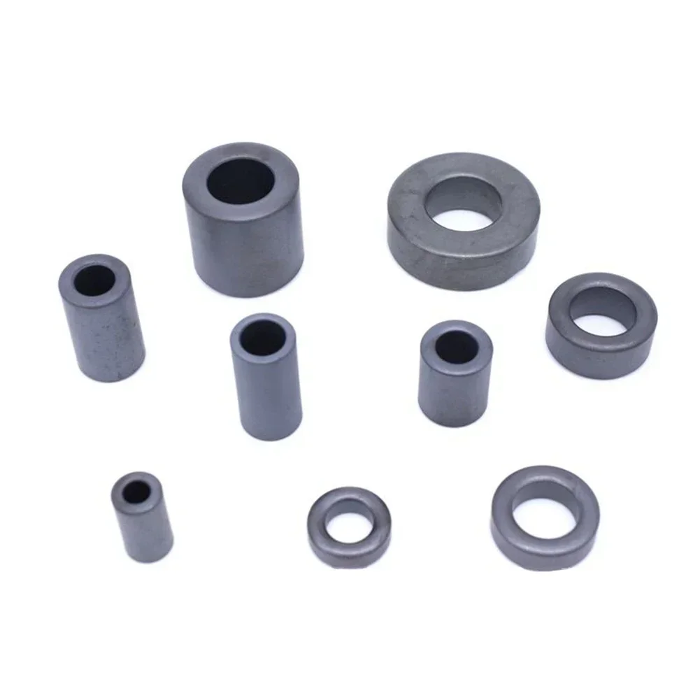 Nickel Zinc Ferrite Magnetic Ring 10 Ratio 10pcs 13A/m Force 400 Induction Anti-interference Black Circular Core