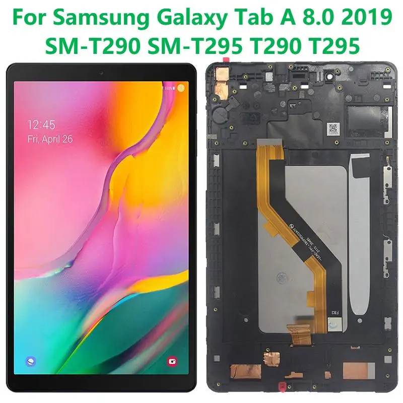 

8.0" Tested LCD With Frame For Samsung Tab A8.0 2019 T290 T295 SM-T290 SM-T295 LCD Display Screen Touch Digitizer Glass Assembly