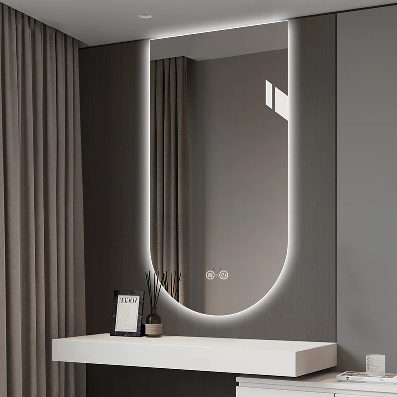 Unique Beauty Mirror Big Size Girls Led Standing Art Modern Long Mirror Frame Wall Espejo Adhesivo Pared House Accessories