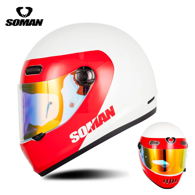 SOMAN Helmet Visor for H9 Motorcycle Accessories Moto Helmets Visor Replace Extra Lens Shield Glasses Para Casco Casque Capacete