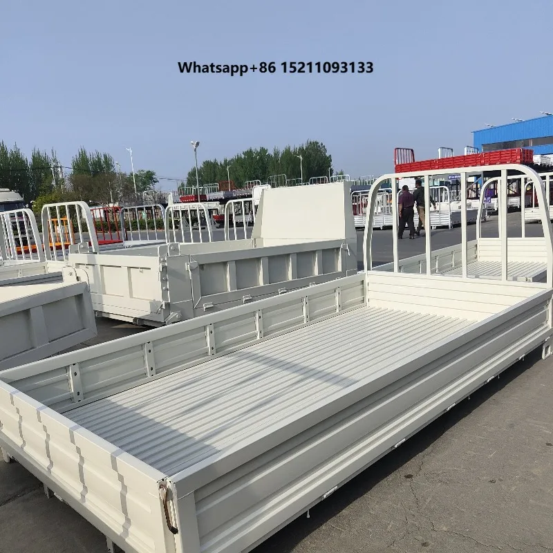 Truck Body Parts New Model Drop Side Steel Cargo Box Dump Van Box Truck Body Accessories