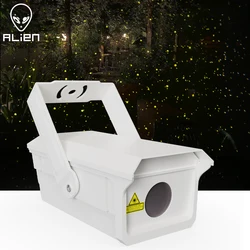 ALIEN 4W наружный водонепроницаемый белый желтый светящаяся Звезда лазерный светильник Звездное небо Проектор сад Рождественская елка вечерние Рождественские Свадебные украшения