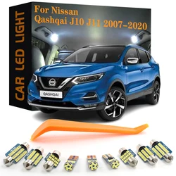 Car LED Interior Light Canbus For Nissan Qashqai J10 J11 2007 2008 2009 2010 2011 2012 2013 2014 2015 2016 2017 2018 2019 2020