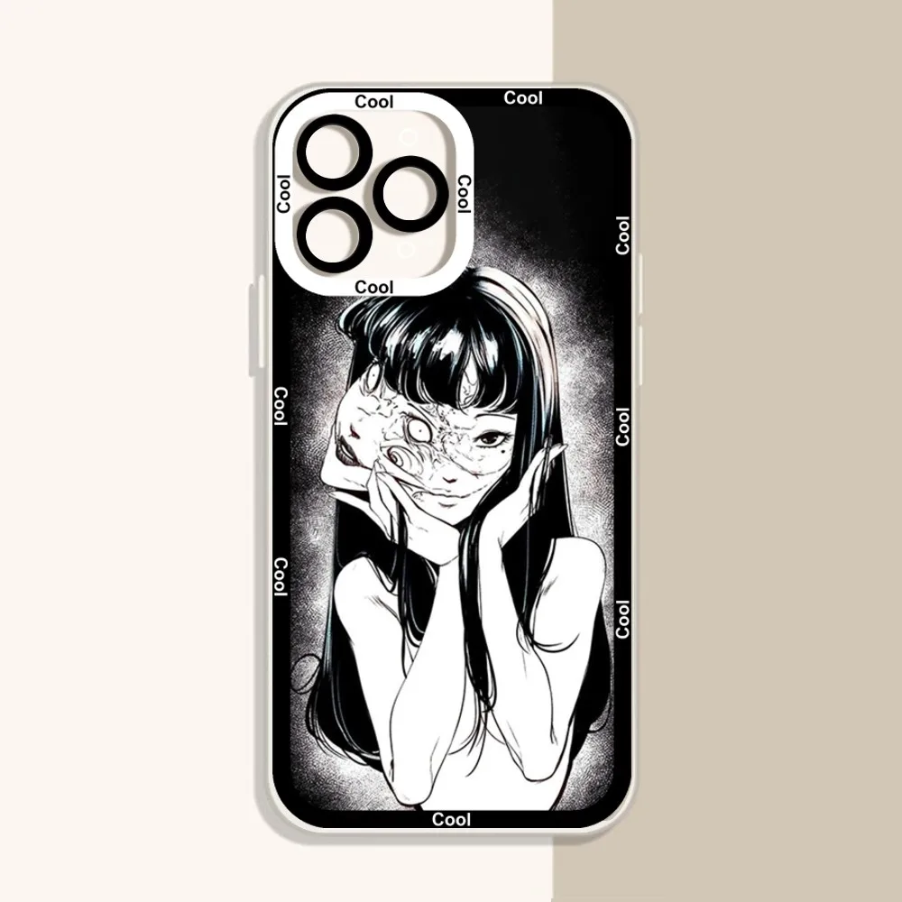 horror comic junji ito Tomie Tees Phone Case For iPhone 12 11 13 14 Pro Max XR XS Max X SE2020 7 8 Plus Case