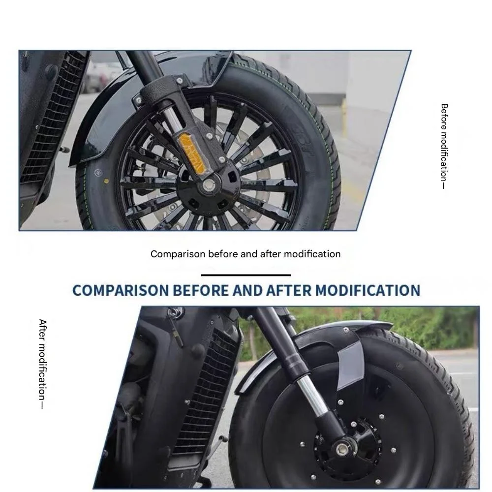 Suitable for Benda Black Flag 500 modified fender, front modified fender, Wolverine-style retro anti-mud fender