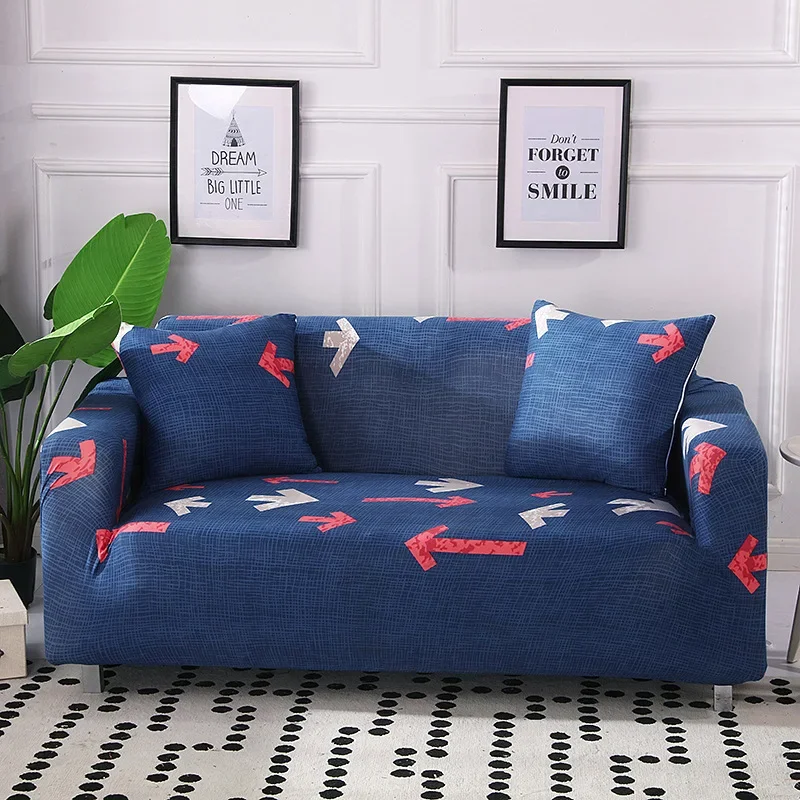 

Personalized Red Arrow Printed Sofa CoverL Shaped Chaise Elastic Sofa Cover Cushion Cover Big Sofas Funda Sofa Chaise Lounge