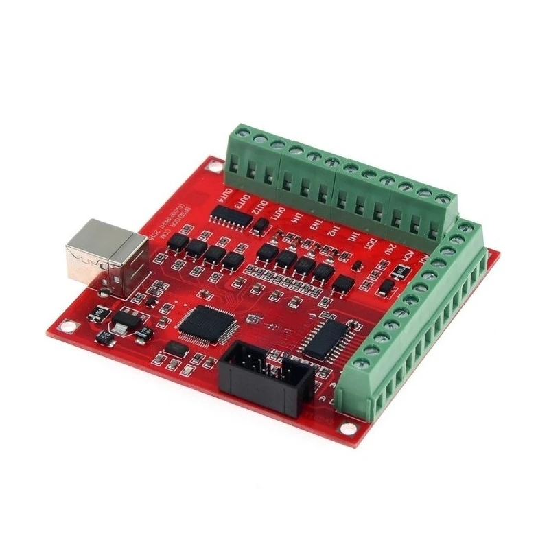 USB MACH3 100Khz Breakout Board 4 Axis Interface Driver Motion Controller