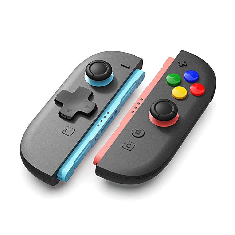 1 Zestaw Kolorowych Nakładek na Przyciski Lewego i Prawego Kontrolera do Switch 2 ABXY D-Pady Naklejki na Przyciski Kierunkowe do NS Switch2