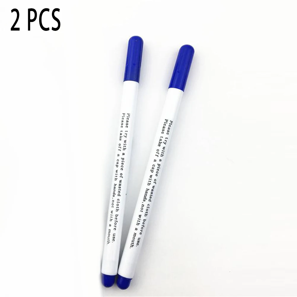 Water Soluble Pens Handy Fabric Marker Pen Set for Sewing and Cross Stitch Erasable and Water Soluble Ink Pack of 2