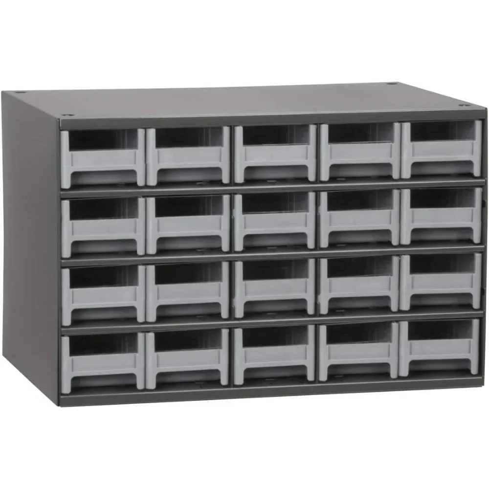 19320 Steel Parts Garage Storage Cabinet Organizer for Small Hardware, Nails, Screws, Bolts, Nuts, and More