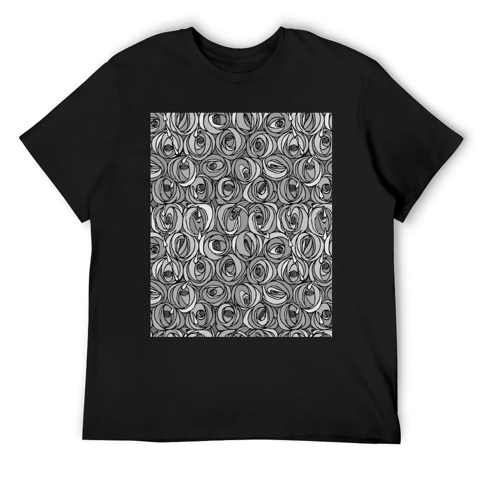 Charles Rennie Mackintosh Roses and teardrops edited 15. T-Shirt tees aesthetic clothes Men's t shirts