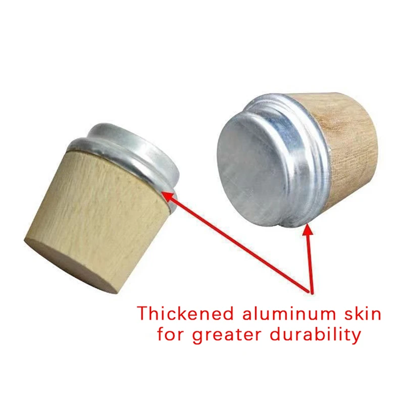 2Pcs Wood Thermos Stopper Sealed Safe Durable Vacum Flask\'s Cork Plug Lid Cap Bottle Cork Plug Replace ​Kettle Accessories Tool