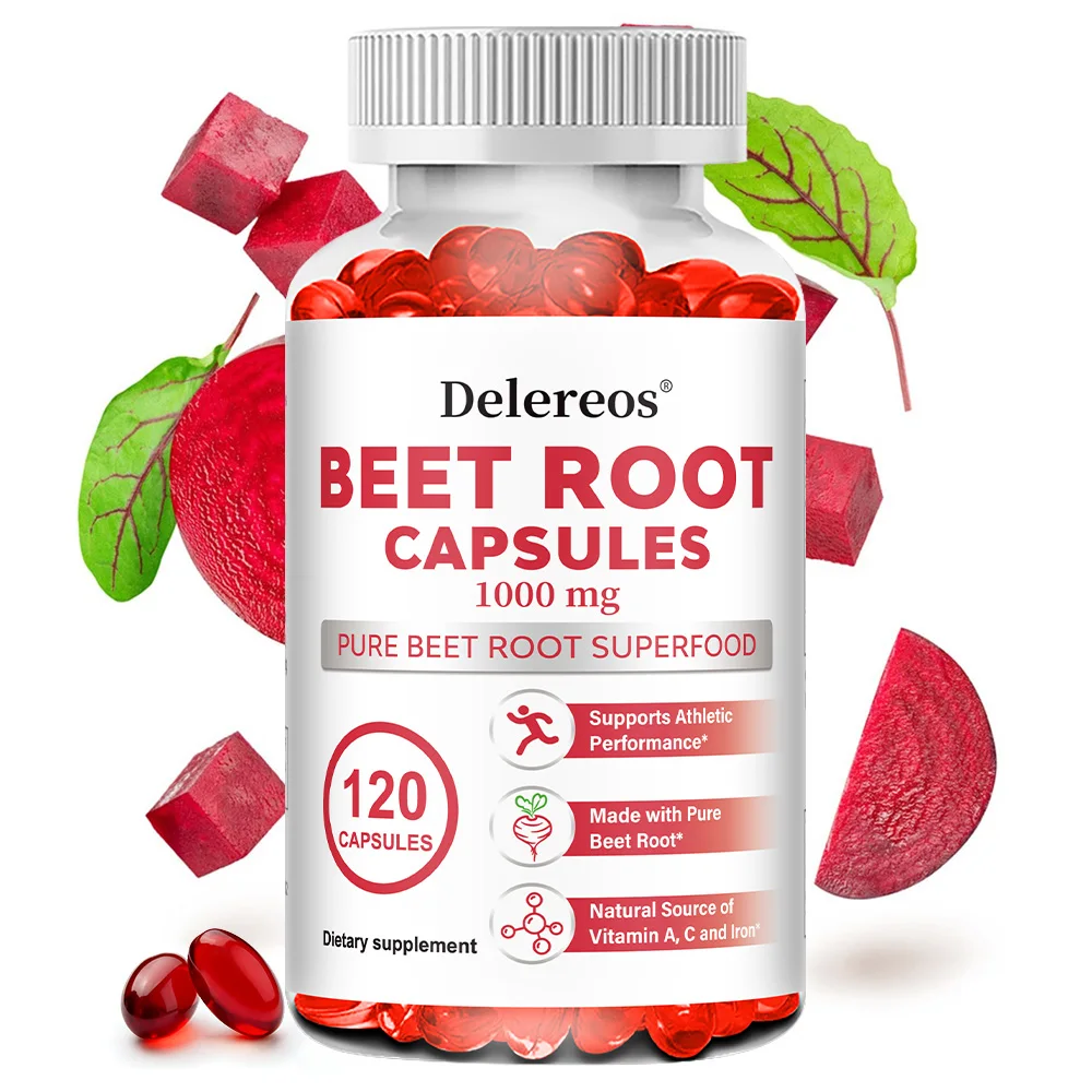 

Органические капсулы с экстрактом свеклы 1000 мг - для повышения спортивных показателей, улучшения пищеварения и здоровья сердца, повышения энергии, поддержания нормального давления в крови.