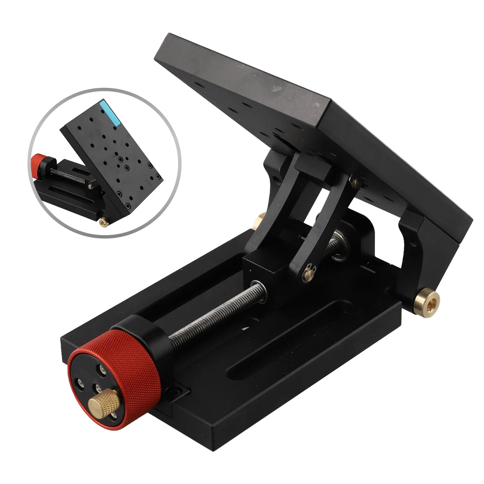 Accurate Adjustment Stable Platform for Testing Equipment Adjustable Angle Tilt Punch Long Lasting Aluminum Alloy