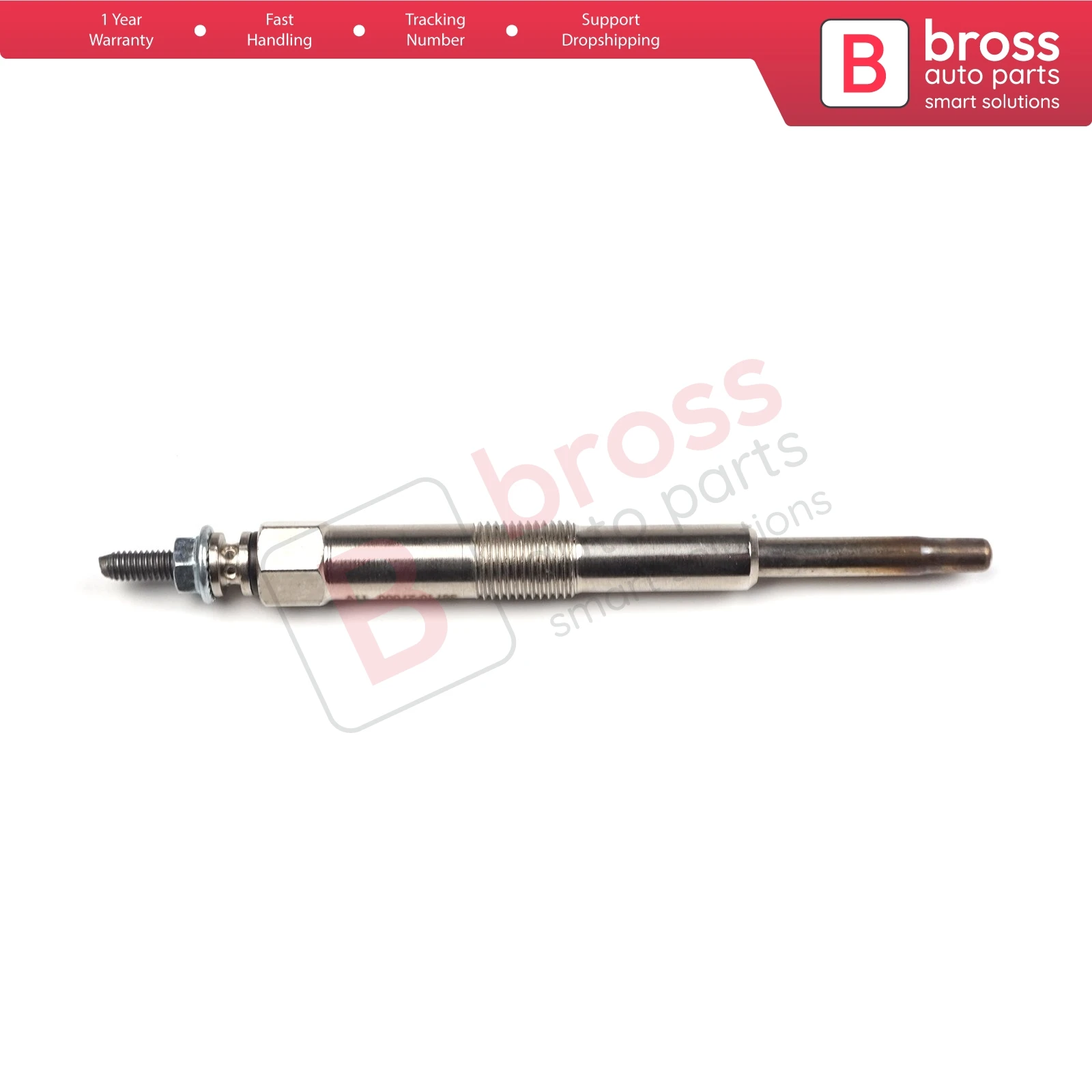 Bross Auto Parts BGP59 1 Piece Heater Glow Plugs GX102, 0100 226422 for Kia Hyundai 1.5-2.0-2.9 CRDI Fast Shipment Free Shipment