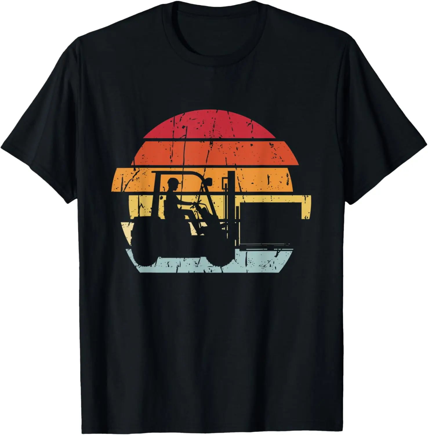 

Mens Vintage forklift truck driver forklift operator forklifter T-Shirt