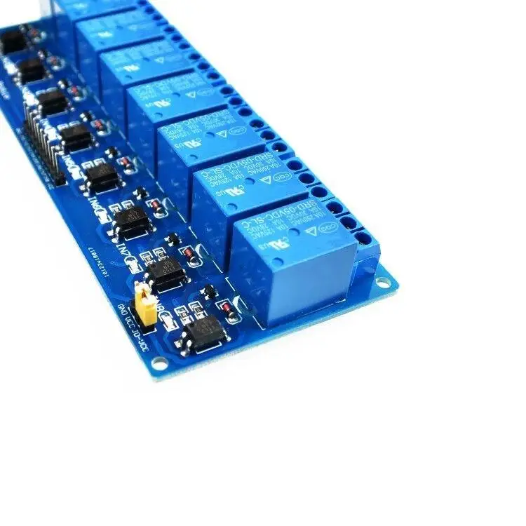 Módulo de relé 5V de 8 canais com optoacoplador para Ard uino PIC ARM AVR DSP