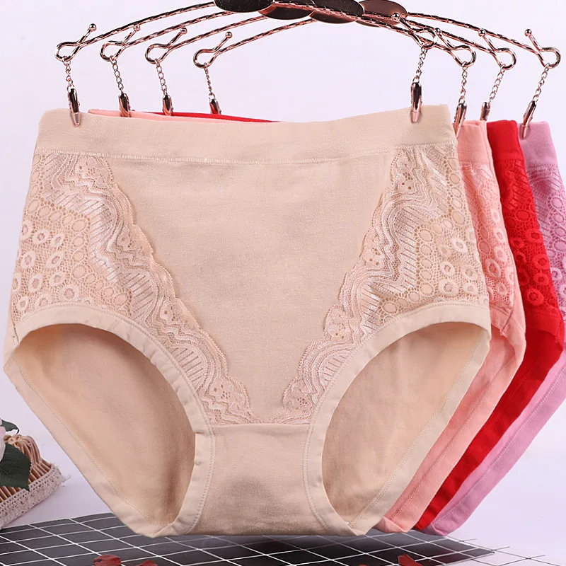 Plus Size Katoenen Kruis Obesitas Slips Dames Slipje Grote Maat Middelbare Leeftijd Mid-taille Comfortabel Dames Slipje Sigurж Vara__