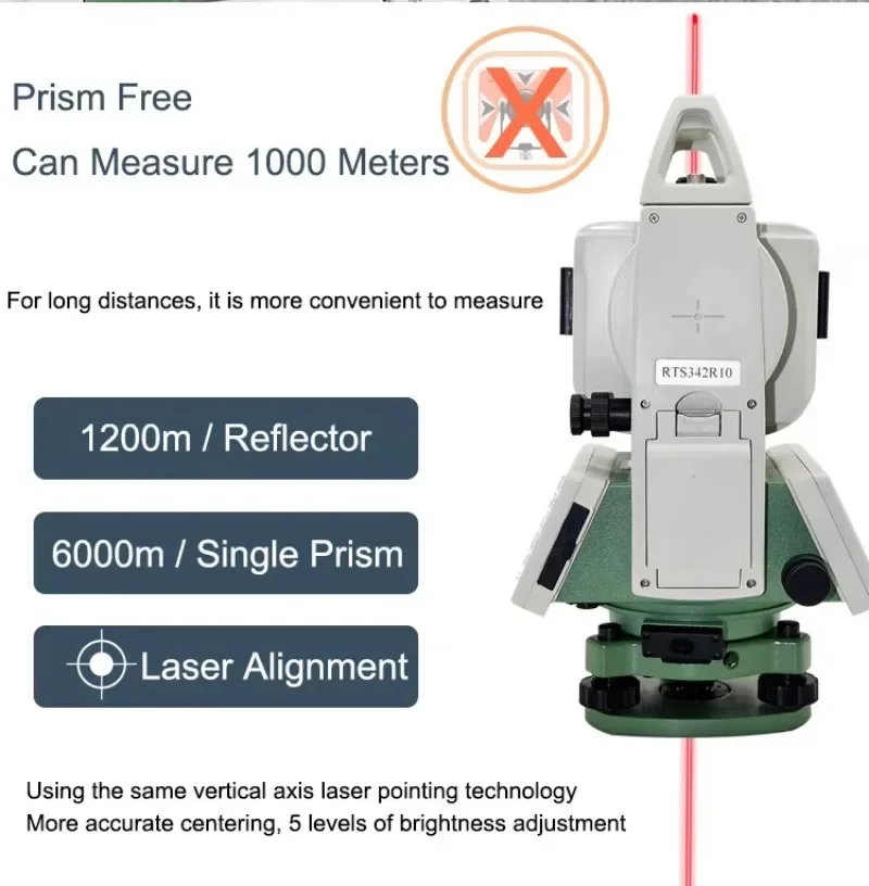 FOIF  RTS-112SR10+ High Accuracy Types Total Station Reflectorless Surveying Equipment