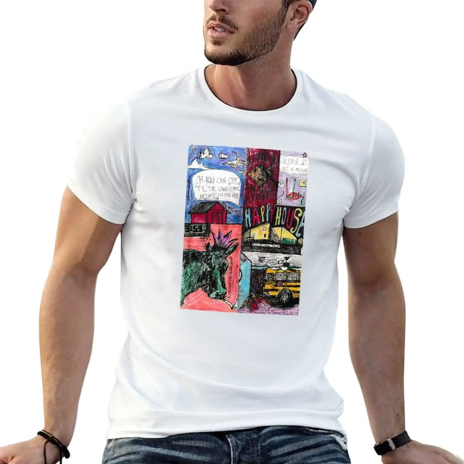 Happy House T-Shirt topping essential t shirt men t shirts