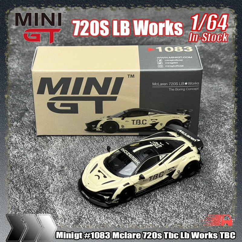 

Минigt 1:64 # 1083 Mclare 720s Tbc Lb работает скучная концепция Коллекционная машина из сплава Миниатюрная литая модель автомобиля Пользовательские игрушки