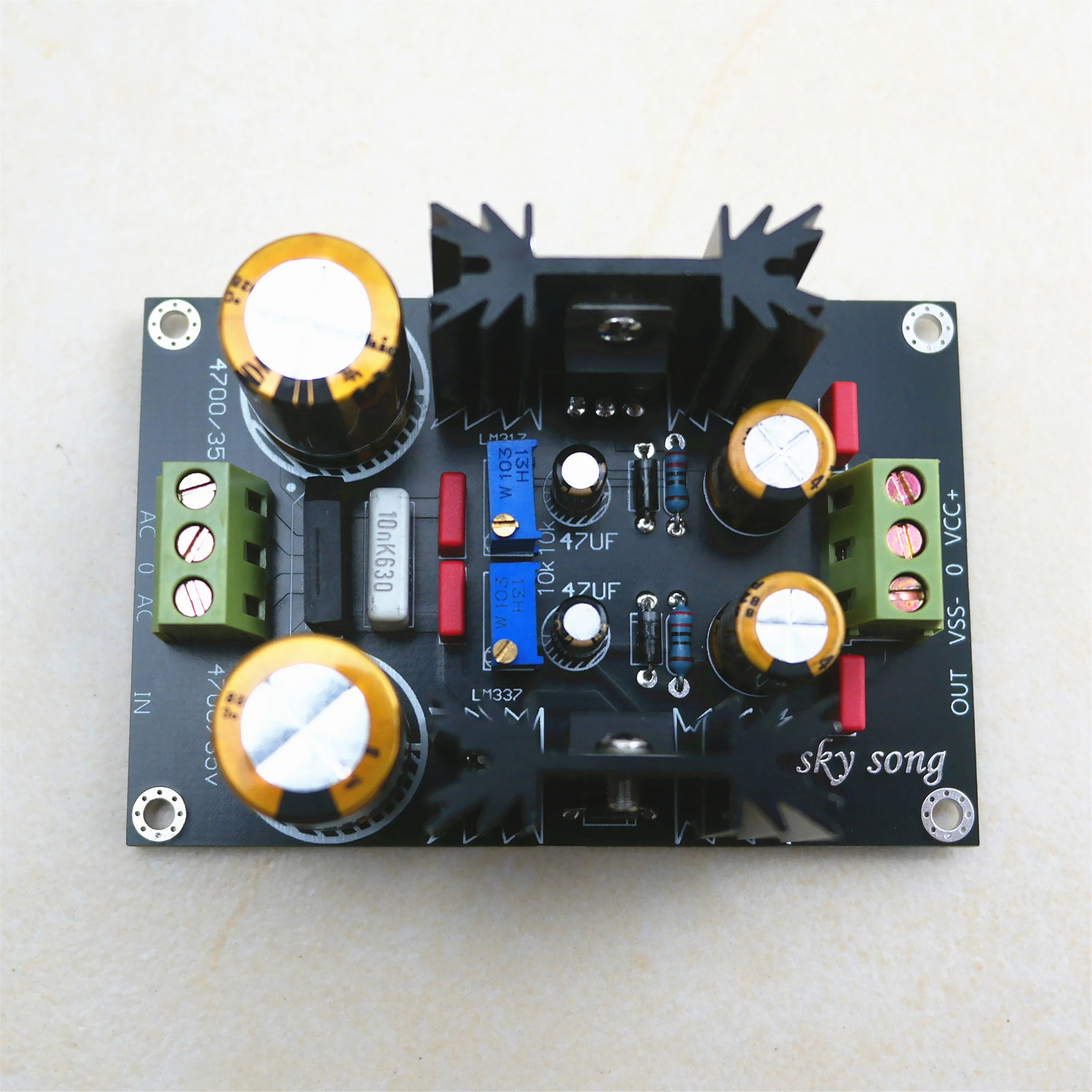 Регулируемый Фильтр LM317 LM337 стабилизированная плата питания DAC Pre stage